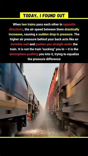 Never Stand Between The Train 🚝😱 #facts #shorts