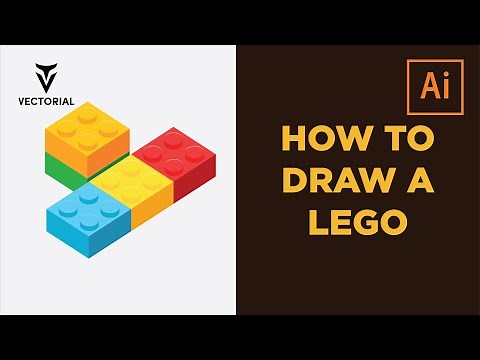 How to draw Lego in Adobe Illustrator