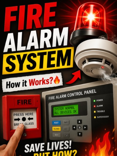 How Fire Alarm Systems Keep You Safe 🔥 Learn how a fire alarm system works and why it’s essential for safety in homes, buildings, and workplaces. Early detection saves lives and prevents major damage. 🚨🔥 #FireAlarm #FireSafety #SafetyFirst #FireProtection #AlarmSystem #BuildingSafety #EmergencySystem #LifeSafety #FirePrevention #Engineering #TechExplained #SafetyTips #WorkplaceSafety #safetywithpom #fypシ #tranding #education #safetytips #construction #hse #fyp #fire