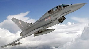 Flying a typhoon fighter jet