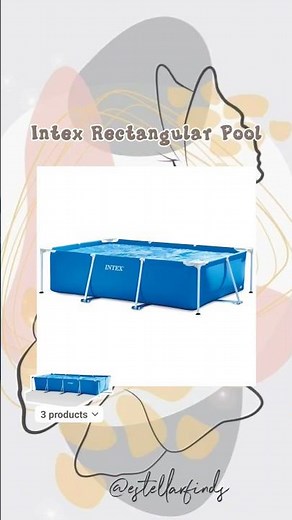 Intex Rectangular Frame Pool #intex #intexpool #swimmingpool