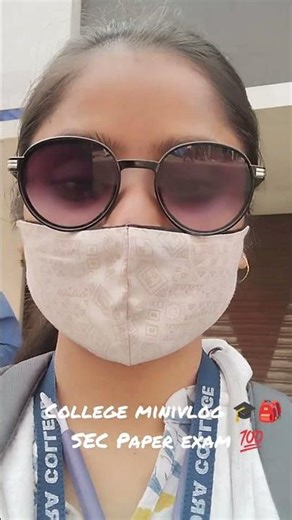 SEC Paper Exam Day 📝🥲 | Stress, Confidence & Reality | College Mini Vlogll Exam day series ll