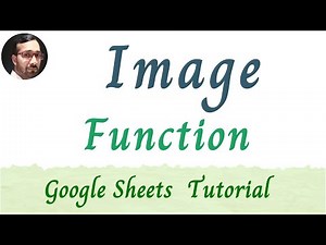 Image Function in google sheets | How to display image from url