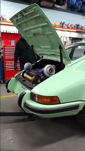 This 1972 Porsche 911 is now a monster #classiccars #turbo #build