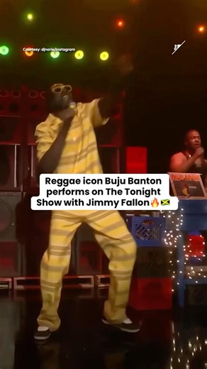 Reggae icon Buju Banton performs on The Tonight Show with Jimmy Fallon🔥🇯🇲