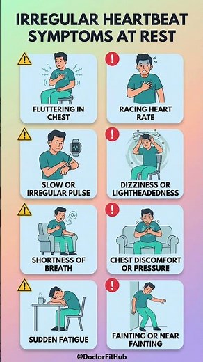 Irregular Heartbeat Symptoms at Rest | Signs to Recognize #doctorfithub