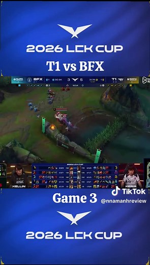 T1 vs BFX Game 3 Highlights from LCK Cup 2026