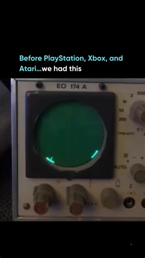 AI Tutorials & Future Tech on Instagram: "Before PlayStation, Xbox, Sega, or Atari, video games began as scientific demos inside research labs. One of the earliest examples was “Tennis for Two,” built in 1958 by physicist William Higinbotham using an analog computer and an oscilloscope. The system simulated ball trajectories and wind resistance in real time and was played with two aluminum controllers during an open-house event at Brookhaven National Laboratory. Most people who played it had no 