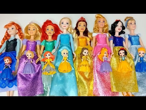 Disney Princess Dress Transformation~ DIY Miniature Ideas for Barbie Wig, Dress, Faceup,and More!DIY