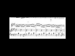 Easy Violin Solo Play along!! Variation No 1 in A Major for Violin and Piano. 简易小提琴独奏钢琴伴奏练习