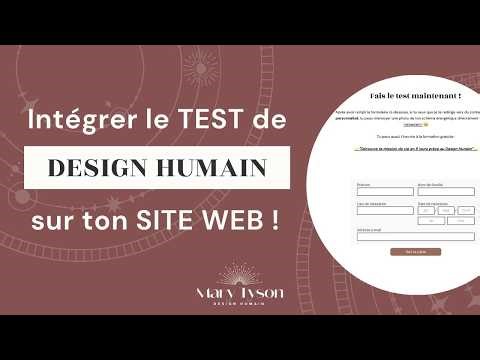 Comment intégrer le test de Design Humain sur ton site (spécial pros)