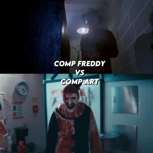 Comp Freddy vs Comp Art #edit #1v1 #wis #freddykrueger #arttheclown #slasher