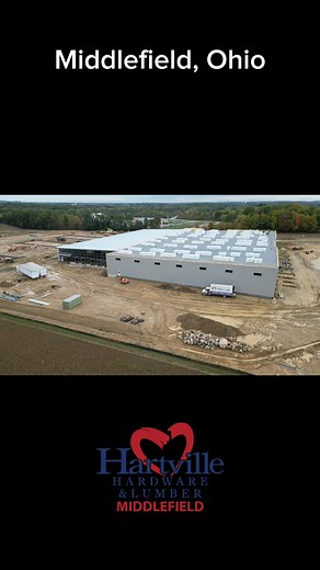 8.4K views · 77 reactions | The progress at the new Hartville Hardware building in Middlefield, Ohio is going strong️ We are excited for Fall 2025 when we can step in the doors of the new building and provide a new experience for all!✨ #middlefieldohio #comingsoon #buildingconstruction #fall2025 #sneakpreview | Hartville Hardware | Facebook