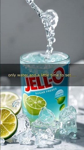 Stay Hydrated with Jell-O Sugar-Free Lime Gelatin