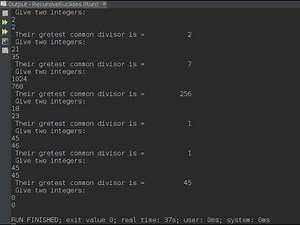 Recursive Euclides - Fortran in Netbeans (tutorial)