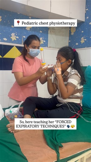 FIRST STEP CHILD DEVELOPMENT AND REHABILITATION CENTER on Instagram: "When one technique doesn’t fit all! 😊 Initially tried spirometry, but it didn’t quite work for her. Switched to a pediatric spirometer, still struggling. Finally, tried the trusty ol’ horn 🐴 and voila! Super good results! 💪 Chest physiotherapy and forced expiration technique FTW! 🌟 . . . . . . . . . . . . #PneumoniaWarrior #ChestPT #BreathingEasy #SpirometryStruggles #PediatricCare #pediatricphysicaltherapy #feeding therap
