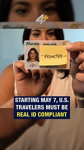 12K views · 35 reactions | DEADLINE APPROACHING ‼ Does your ID have a star? Starting May 7, travelers will need to be REAL ID compliant to board domestic flights and access certain federal facilities. For example, in Florida, if your ID does not have a gold star, you are not REAL ID-compliant. | WJXT4 The Local Station / News4JAX | Facebook