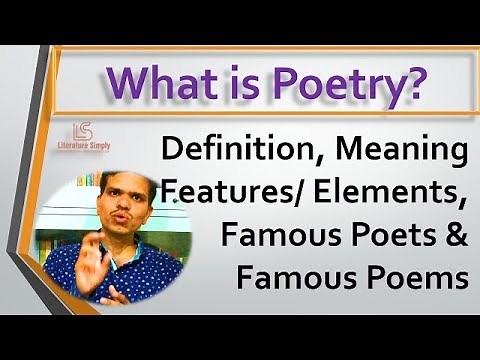 What is Poetry? | #DefinitionMeaning&Features