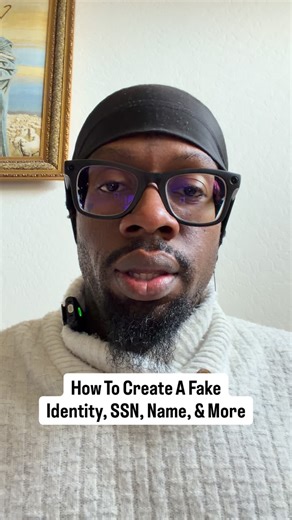 How To Create A Fake Identity, SSN, Name, & More | Kevin Roberts