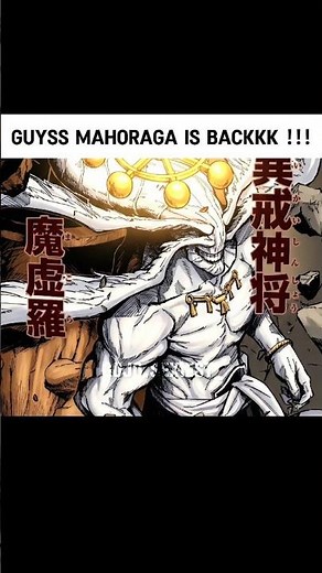 Mahoraga Is Back In JJK Modulo 🔥🙌 #anime #jjk #manga #mahoraga #gojo #sukuna #animeedit