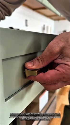 Installing Cabinet Drawer Hardware Like A Pro #DIY #Cabinetry #HomeImprovement