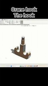 Crane hook Part 3 the Hook SolidWorks Tutorial! SolidWorks