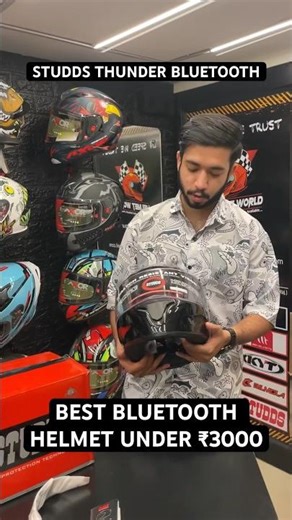 BEST BLUETOOTH HELMET UNDER ₹3000 | STUDDS THUNDER
