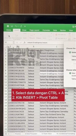 Cara Rekap Data E-Commerce dengan Cepat Menggunakan Excel
