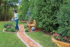 How to Build a Brick Walkway in the Garden