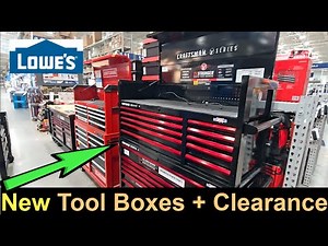 New Tool Boxes + Clearance @ Lowes