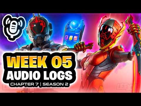 Fortnite Week 05 - Quest Audio Logs & Voice-lines (Chapter 7 Season 2)