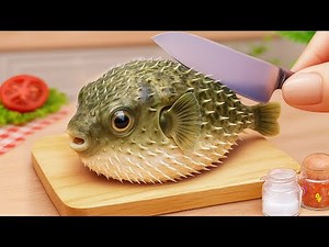 Yummy Tiny Fish Recipe 🐟 How to Cook Fried Blow Fish with Rice | Petite Cooking