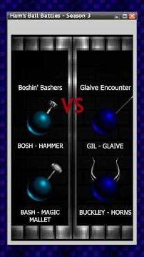 Boshin’ Bashers VS Glaive Encounter | S3: Grand Ball Cup Group Stage - Round 35 #hamsballbattles