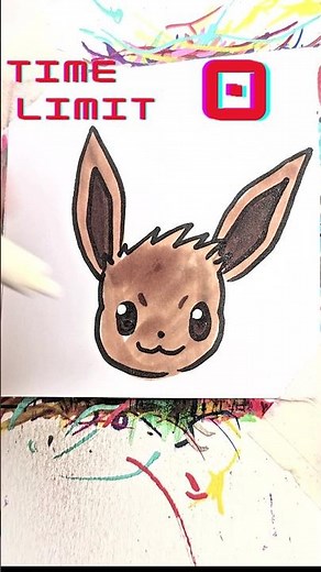 How to Draw Eevee - Pokémon - in 40 Seconds