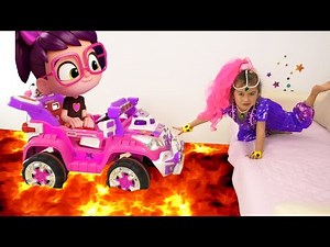 Abby Hatcher saves Shimmer and Shine from lava | the floor is lava | Abby Hatcher Full Episode