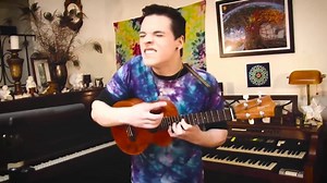 This is Leonardo Goran playing the climax of 'While My Guitar Gently Weeps' on Ukulele arranged by Jake Shimabukuro. Watch him demonstrate some intense flamenco strumming! | Music Crowns