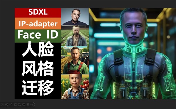 SDXL教程-IP-adapter-FACEID-人脸风格迁移_stable diffusion_SD_sd_文生图_图生图_AIGC教程_人工智能