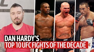 2.5M views · 364 reactions | Dan Hardy's list of the top 10 UFC fights of the last decade is a joy to watch  Lawler vs MacDonald  McGregor vs Diaz I  Jones vs Gustafsson  Here's to another decade of barnburners in the octagon! | TNT Sports Football | Facebook