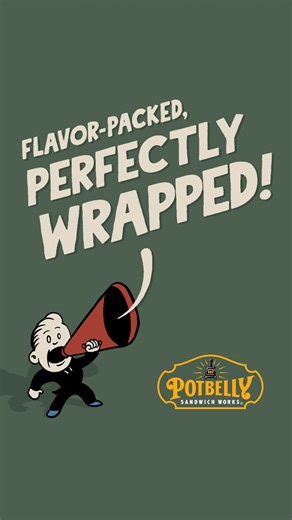Welcome to a whole new way to Potbelly. Introducing Potbelly Wraps: New bold flavors, wrapped up warm and ready to roll | Potbelly Sandwich Works