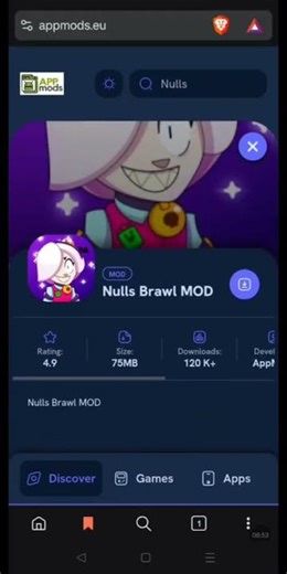 Nulls Brawl MOD - Download Unlock Unlimited Gems, Skins, and Characters! #brawlstarsmod #BrawlStars