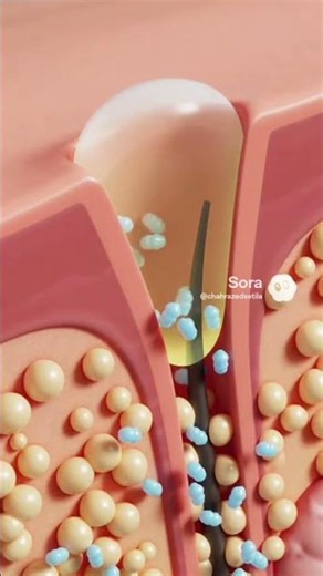 All Types of Acne Explained | Ultra Close-Up Skin Science #shortvideo