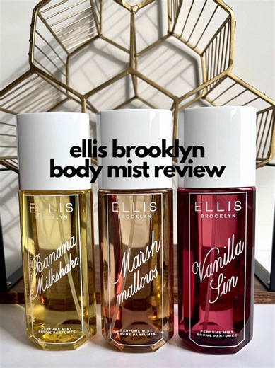 My review of the repackaged Ellis Brooklyn body mists. Are these body mists just as good as the older bottles? @Ellis Brooklyn Ellis Brooklyn fragrances reviewed: Ellis Brooklyn Banana Milkshake Ellis Brooklyn Marshmallows Ellis Brooklyn Vanilla Sin Ellis Brooklyn Banana Milkshake is sweet and creamy with notes of banana milk, pineberry (which is white strawberries,) and vanilla ice cream. Brown Girl Jane Lu’au has a less ripe and more green banana and leans more tropical fruit. @BROWN GIRL Jane