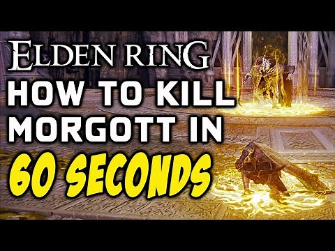 ELDEN RING BOSS GUIDES: How To Easily Kill Morgott The Omen King In 60 Seconds!
