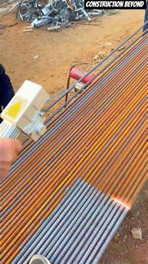 🏗️✨ Handheld Pulsed Laser: Continuous Metal Rebar Conditioning Method