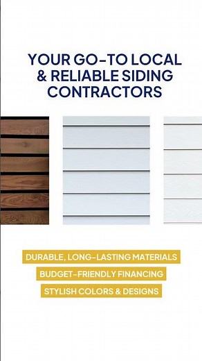 Your Go-To Local & Reliable Siding Contractors 🏠