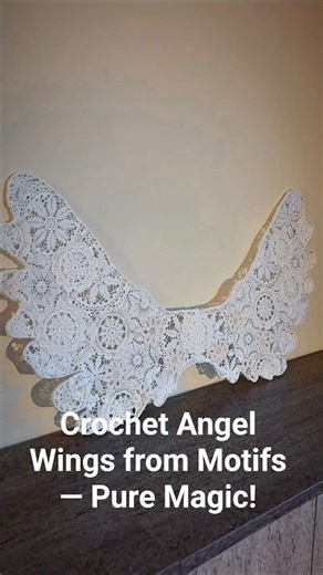Crochet Angel Wings from Motifs — Pure Magic!