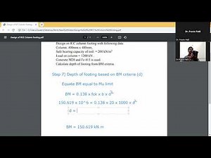 Design of RCC Column footing/ Design of RCC structure