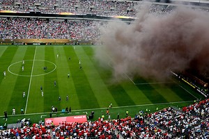 Outrageous Scene Unfolds At Eagles Stadium As Moroccan Soccer Fans Unleash Flares During Club World Cup