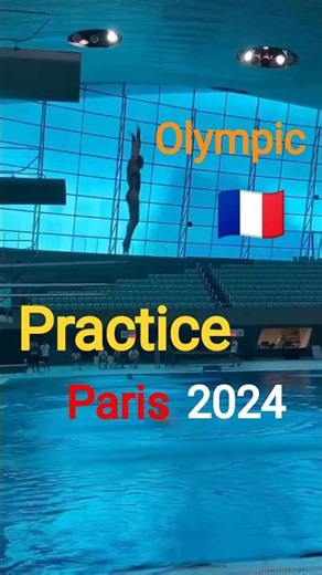 Paris Olympic 2024 Diving practice time. #olympics #diving