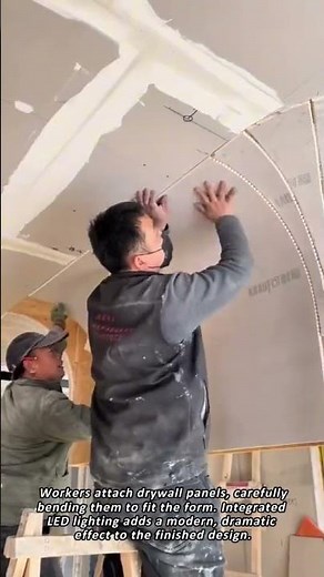 How Professionals Build Complex Curved Ceilings